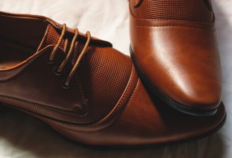 Leather Shoes - brown leather lace up shoes