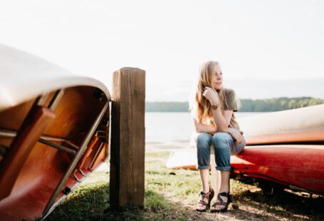 Look Taller Shoes - woman seating on boat